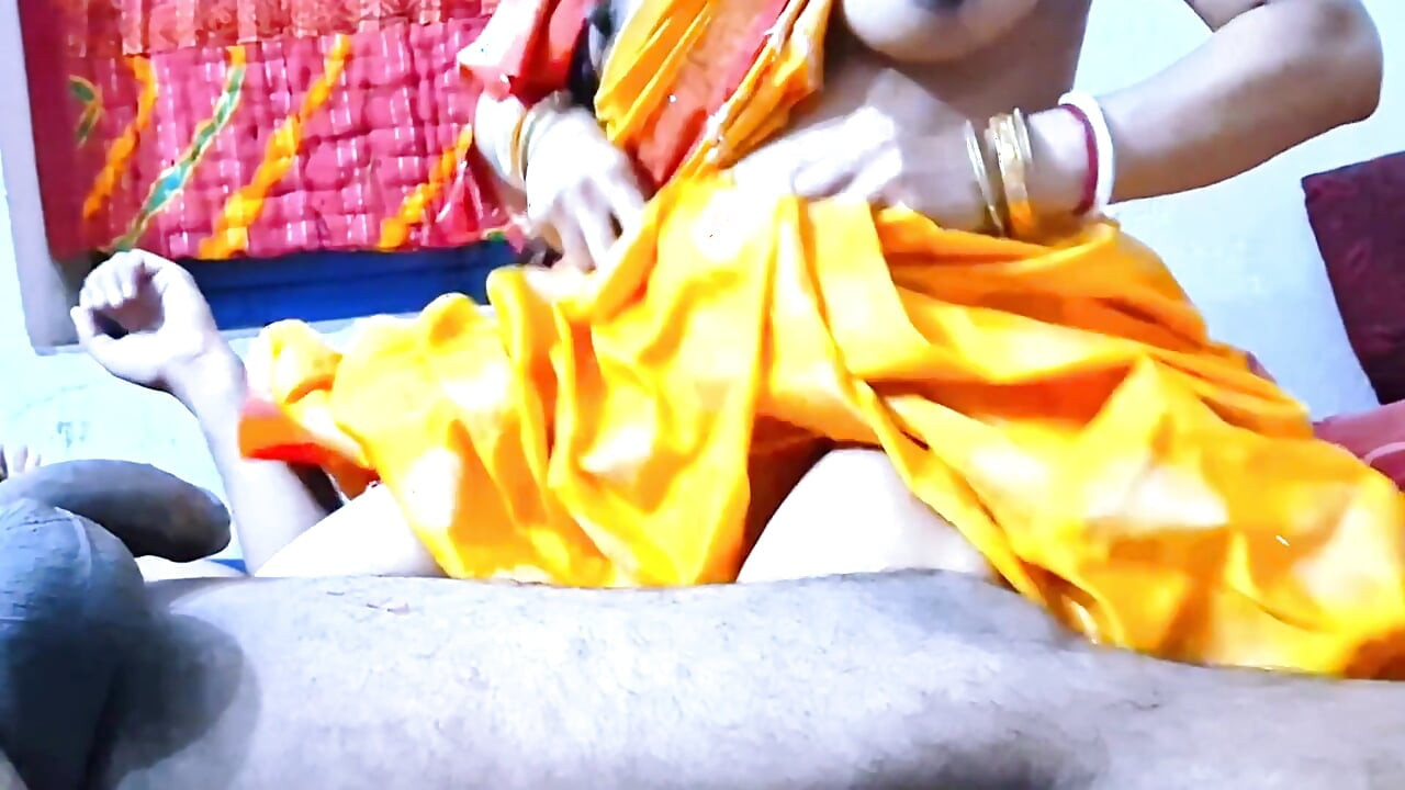 भारतीय भाभी मुख-मैथुन शो स्तन