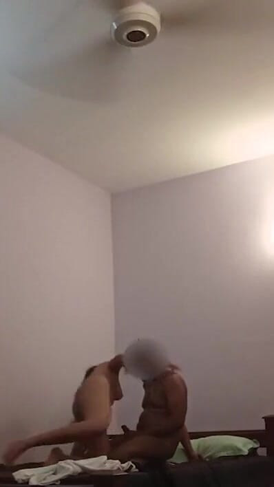 Young Sri Lankan intern trying hard sex during the lunch break with her boss. | Clip 3