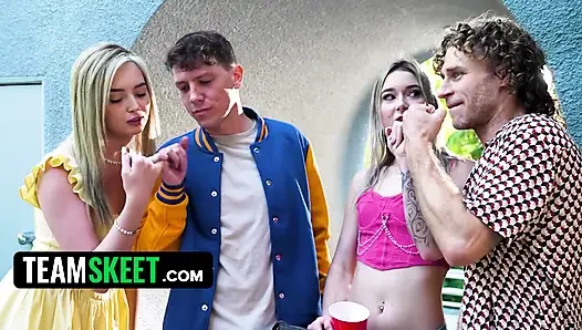 Julia'nın frat'ta ilk tükürüğü - bahar tatili sıcağı