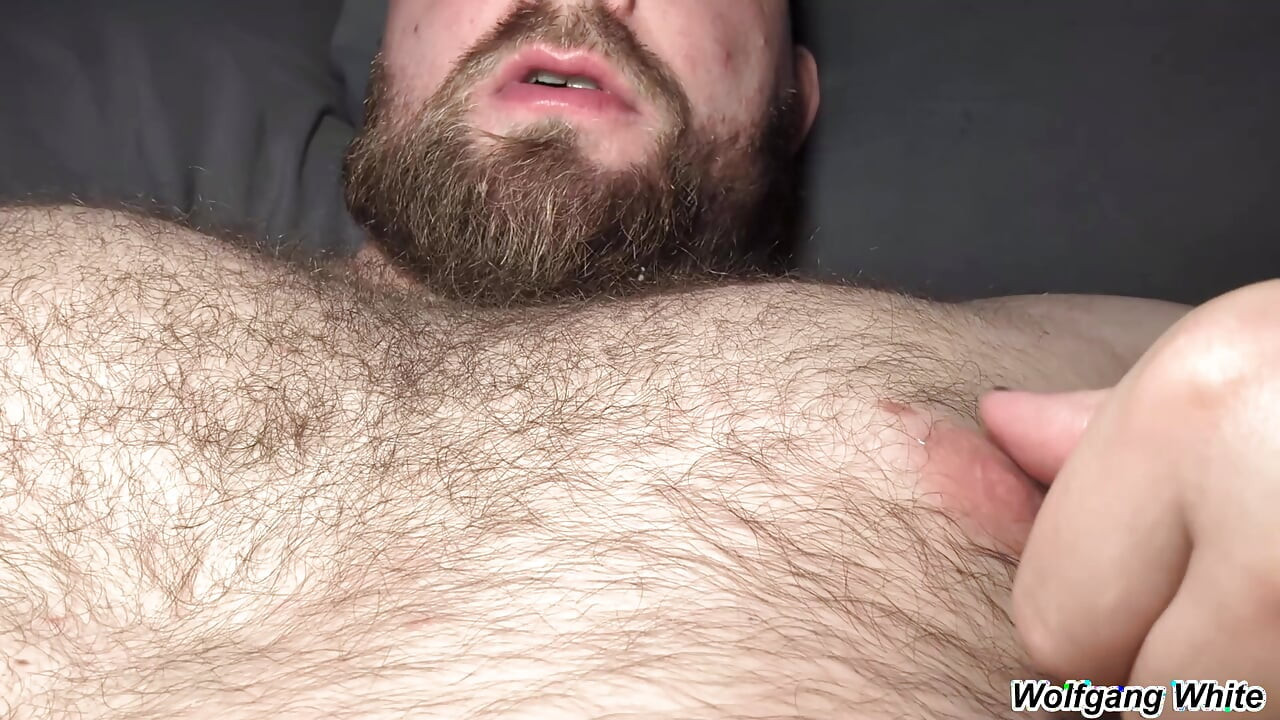 Lick Stepdaddy's NIPPLES While He Jerks Off - BOTTOM POV Roleplay - Wolfgang White Solo Masturbation