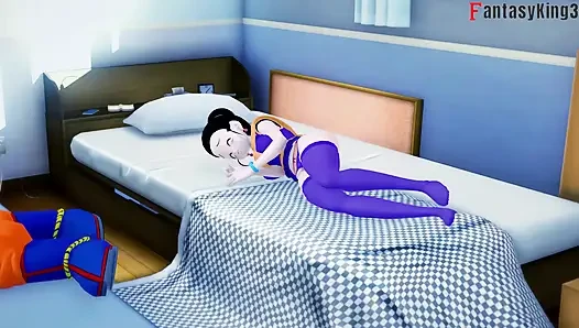 Goku не удовлетворяет Videl, поэтому Гохан помогает ей - Dragon Ball Zex серия