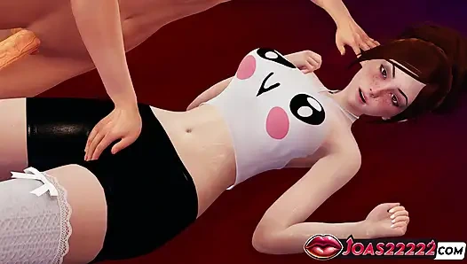 Аше: горячая рыжая в бассейне, мокрая киска трахает пальцами, лижет ее киску в воде со стонами