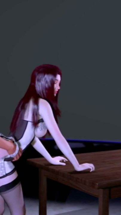 Young lady in red - Hentai 3D v114 | Clip 1