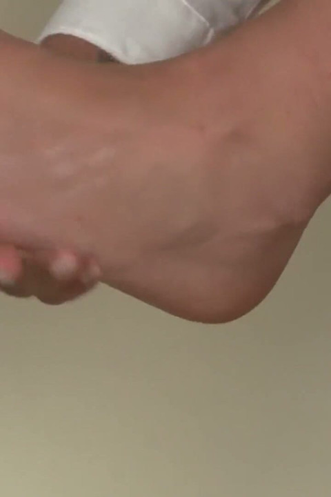 Perfect feet in close up