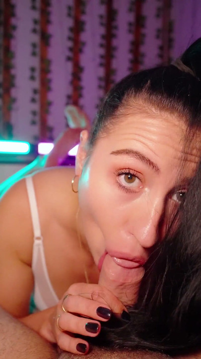 Blowjob & Hairjob Combo with Cum on Hair