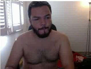 Straight guys feet on webcam #264