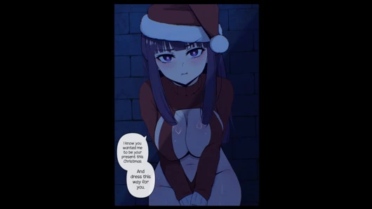 AKU PUNYA HADIAH SANTA RAHASIA TERBURUK DAN DIA DUDUK DI SANA...