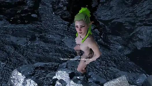 Sex in the Lake with a Beautiful Forest Elf