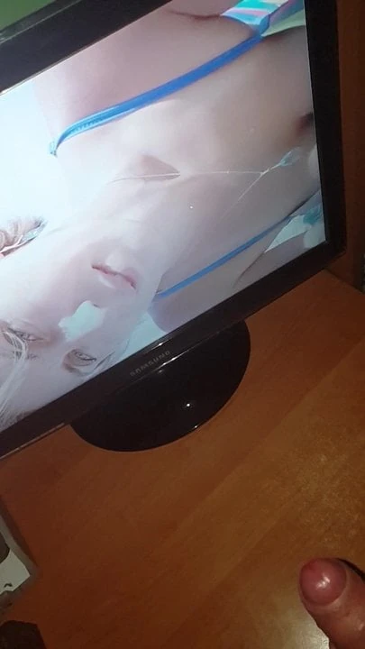 big cumshot on bikini girl