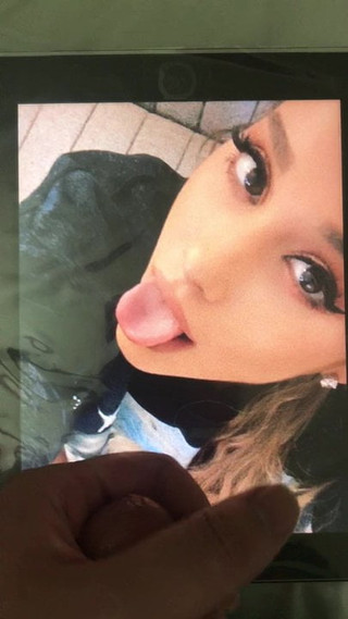 Ariana Grande Cum Tribute 2