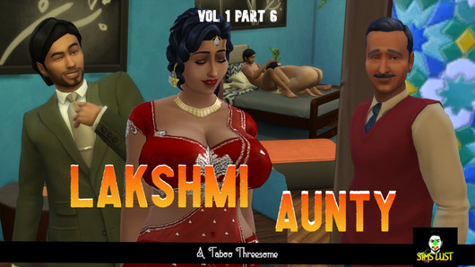 Vol 1 parte 6 - desi sari tía lakshmi toma su virginidad - caprichos malvados