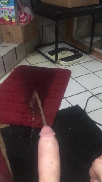 Unforgettable moment from "My Hard Dick Pissing on Floor and Spreading My Legs Compilation 1"