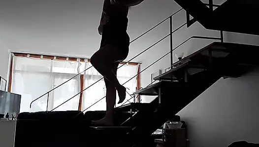 Горячая блондинка трахается в отпуске