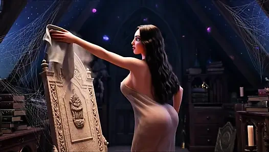 Erotik 3 boyutlu animasyonda şehvetli petunia dursley ev allure