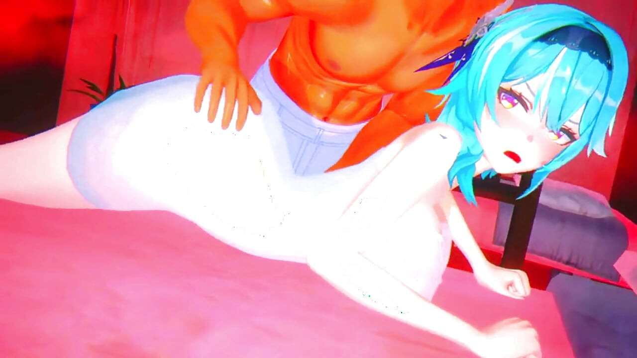 原神衝擊 - 尤拉的激烈幹砲會議 - 硬核內射與濕噴 - 3D無盡Animation.Mp4