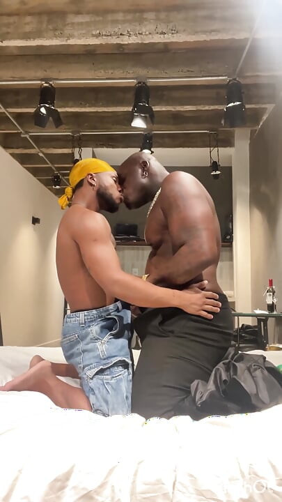 Big Black Older Man Fucking Younger Black