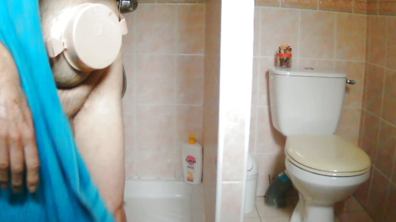 Um bom banho em uma casa de férias