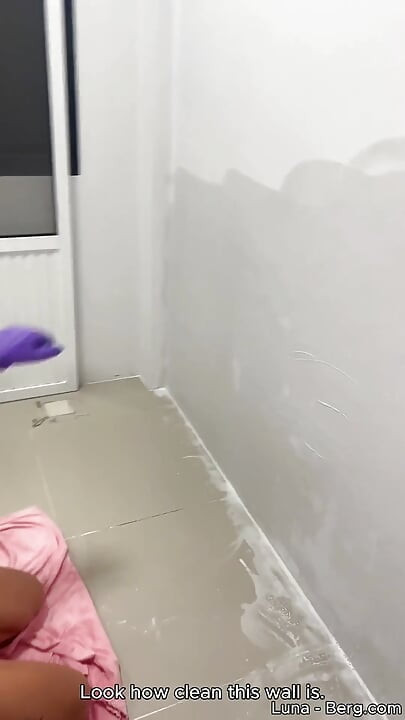 Horny Roommate MILF Gets Fucked While Cleaning Vertical POV