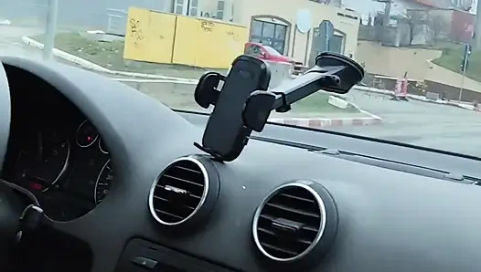 I turned him on in public and finished him at home. A wild and dominant jerk off and big cumshot!