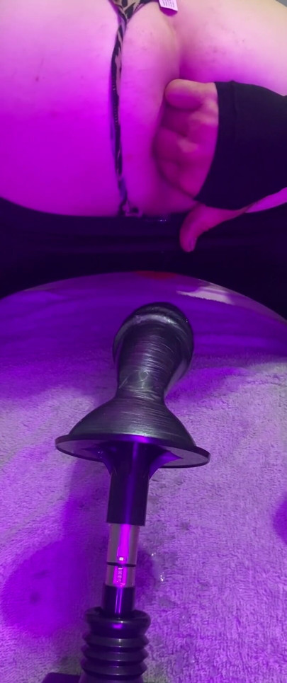 huge stepped anal plug | Clip 3