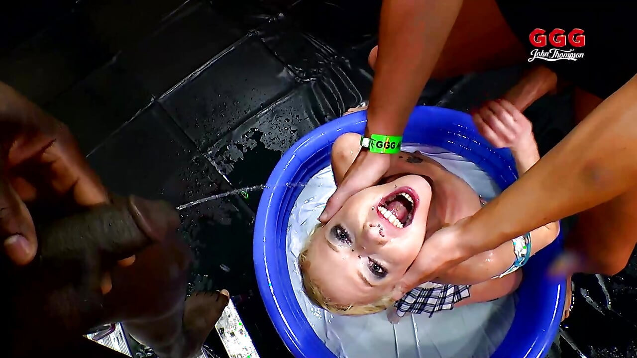 Ggg John Thompson- Hardcore Pissing Gangbang Fuck and Bukkake Cumshot by Wild Blonde Babe