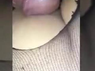 Cumshot in my pantyhose Wife ass and foot