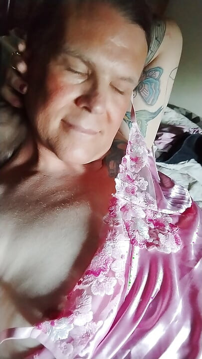 Pretty in pink: toy sucking&titty play