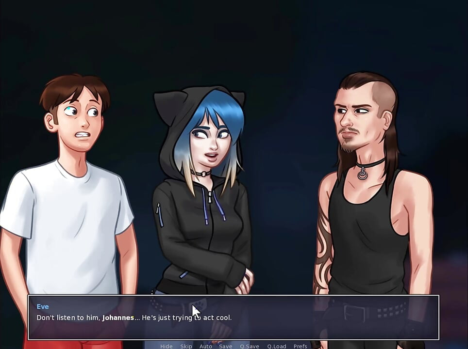 Summertime Saga: I've seen Grace's boobs and Eve's hot body