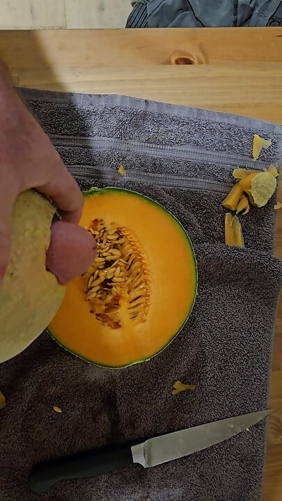 Fucking a melon