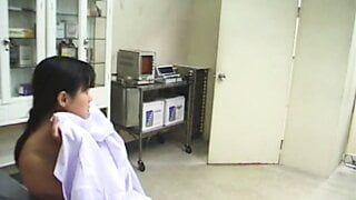 Japanese Doctor Masturbating caught and fucking