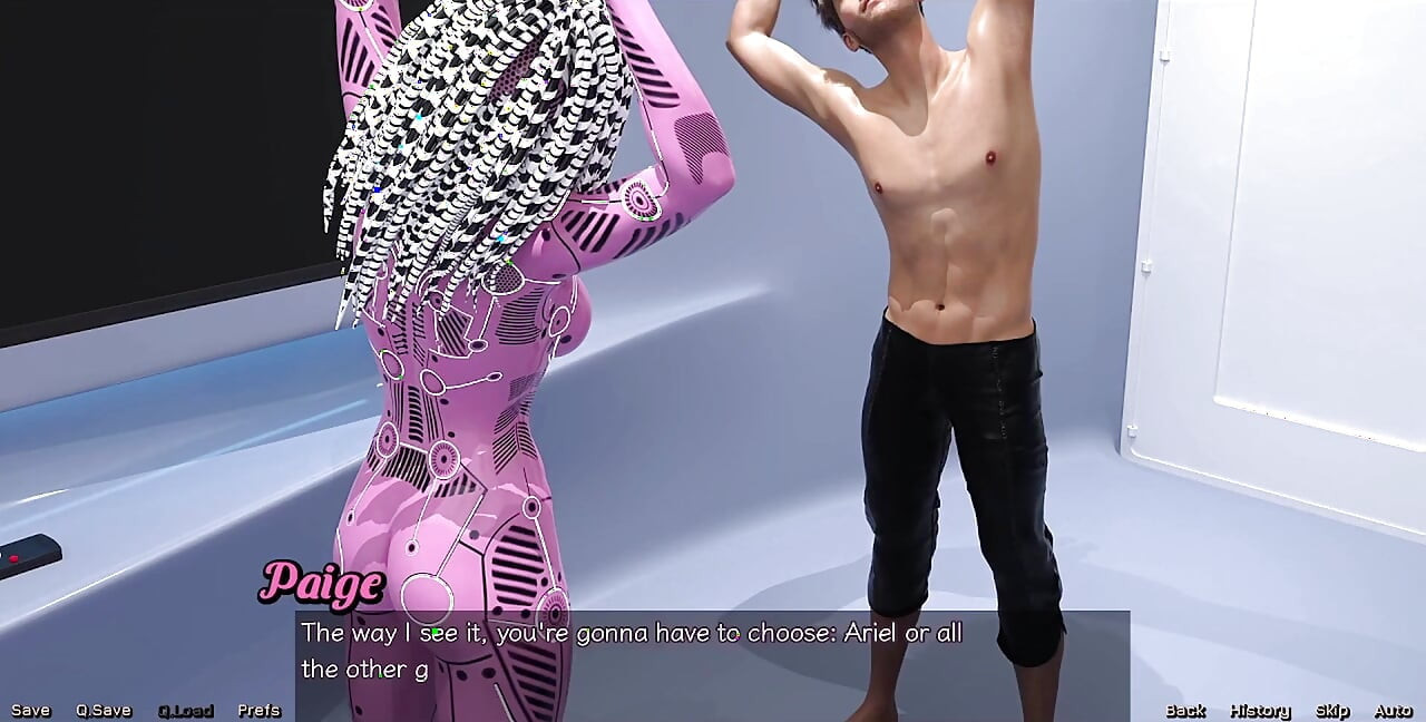 Stranded in Space - Yoga sexy com robô ai