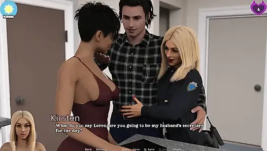 Hard Days: Wife Cheats Her Husband with Hot Blonde Cop While They Are All in the House - Episode 14