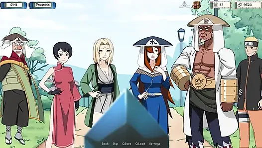 Naruto Hentai - Naruto Trainer v0.17.2 Part 72 Two Sexy Babes Playing by...