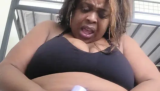 HotChocolate reaches her peak so hard from a back massager