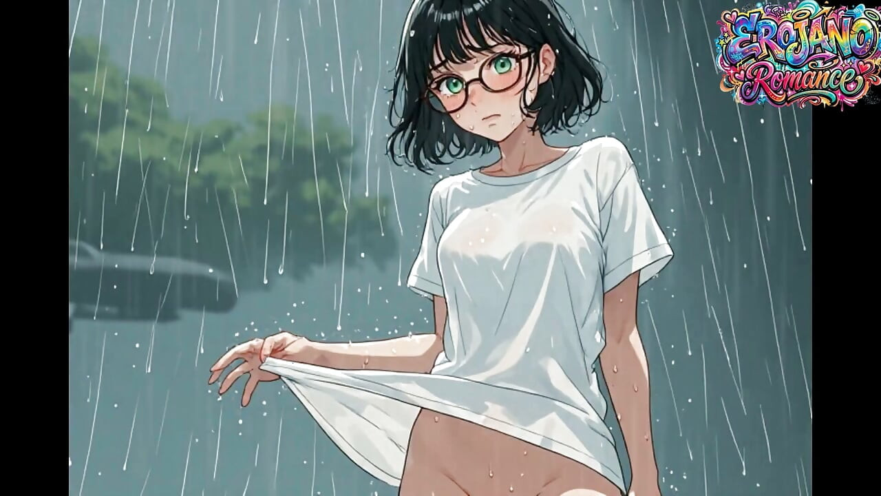 POV My 25-year-old Girlfriend Loves Me in the Rain, but I Reject Her and End up Consoling Herself with Older Men