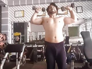 Indian Old Man With Big Chest Nude Workout