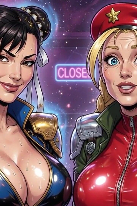 Chun Li et Cammy, décolleté torride