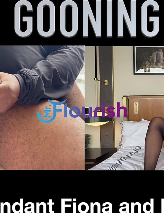 Flight Attendent Fiona and Mrflourish Have a Gooning Session