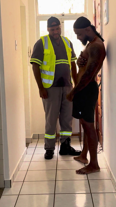 The Technician Came to Fix the Intercom... and Ended up Having Sex with Me in the Middle of Work