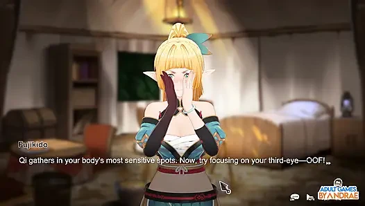 Flee, My Elven Ninja! 3D Gameplay Part 2 - Lizet’s Training and Exploration Begins