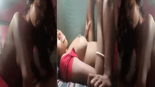 Boyfriend fucks virgin Indian desi bhabhi hard before marriage and cums on her breasts