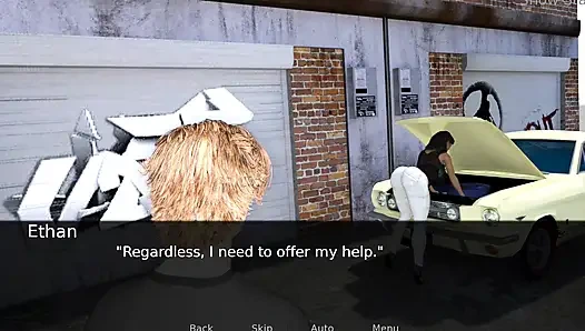 Project Hot Wife - car broke down and then i stripped and saw his dick