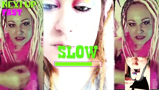 İkinci bir ekrana sakso pornosu koy ve Tanrıça Lana ile birlikte takip et