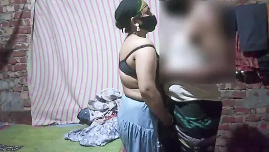 My beautiful stepmom went to the office, then stepmom wants to fuck her. Full Hindi viral video.