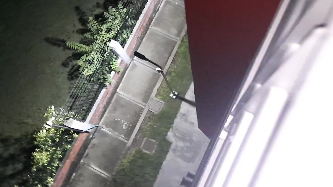 Ejaculation on the balcony