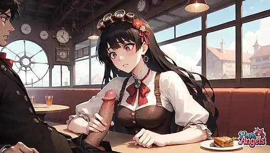 Сливочное соблазнение Стимпанк: взрыв взбитых сливок горничной