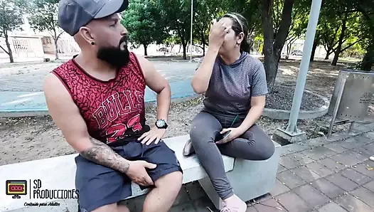 I Meet a Classmate in the Park and I Invite Her to My House - Porn in Spanish