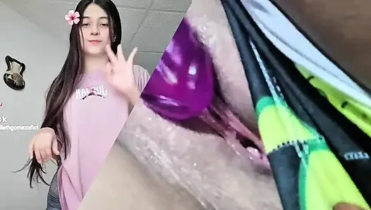 oh how delicious daddy How delicious I touched my big tits