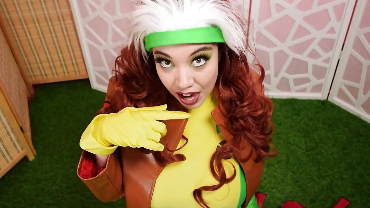 X-men: Rogue Dick Drain!! Succubus MILF