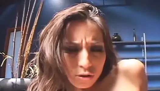 Most cock hungry babe ever got cum on her lips